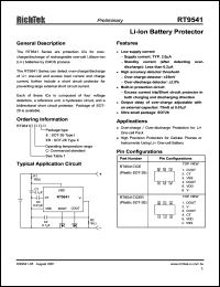 RT9541KCER Datasheet