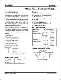 RT9701CB Datasheet