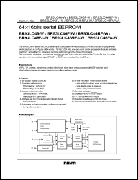 BR93LC46RF-W Datasheet