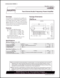 LA4629 Datasheet