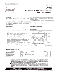 LA4663 Datasheet