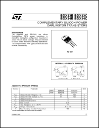 BDX34C Datasheet