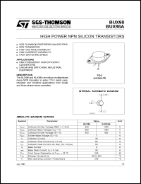 BUX98A Datasheet