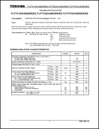 TLP733 Datasheet