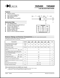 1N5408 Datasheet