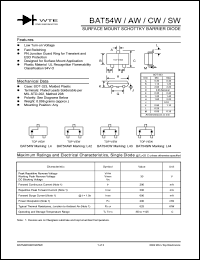 BAT54AWFILM Datasheet