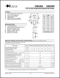 GBU6B Datasheet