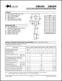 GBU8A Datasheet