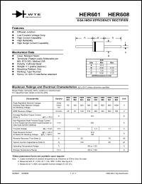 HER606 Datasheet