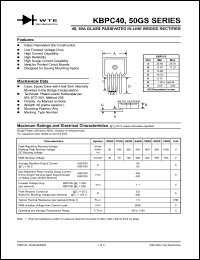 KBPC5000GS Datasheet