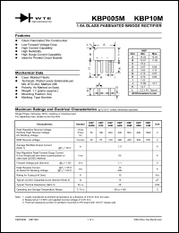 KBP08M Datasheet