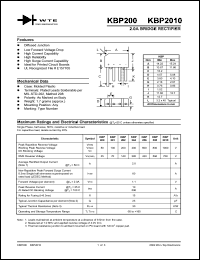 KBP202 Datasheet