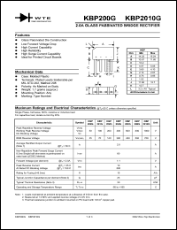 KBP2000G Datasheet