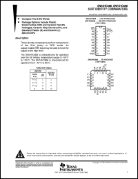 SN74HC688PWLE Datasheet