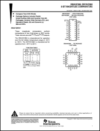 SN74HC684DWR Datasheet