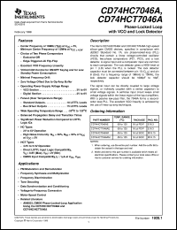 CD74HC7046AM96 Datasheet