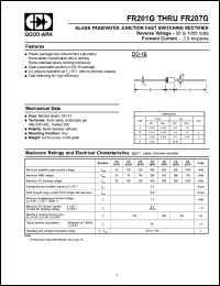 FR201G Datasheet