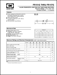 FR155G Datasheet