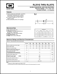 RL254G Datasheet