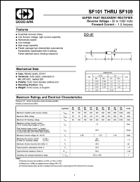 SF105 Datasheet