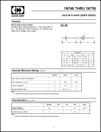 1N757 Datasheet