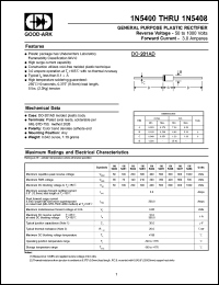 1N5400 Datasheet