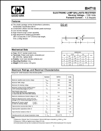 BHT18 Datasheet