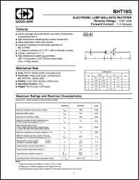 BHT18G Datasheet
