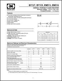 BY516 Datasheet