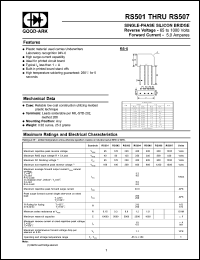 RS502 Datasheet