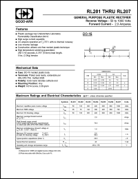 RL204 Datasheet