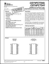 CD74FCT574SM Datasheet