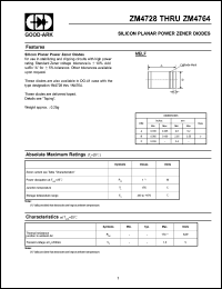 ZM4756 Datasheet