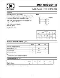 ZMY16 Datasheet
