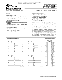 CY74FCT162240CTPVC Datasheet