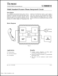 U3800BM-FN Datasheet