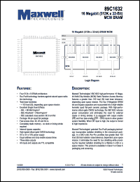 89C1632RPQK20 Datasheet