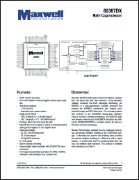 80387DXRPQB Datasheet