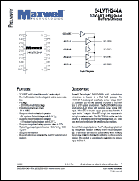 54LVTH244ARPFE Datasheet