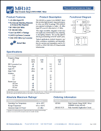 MH102 Datasheet