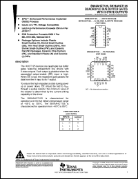 SNJ54AHCT126FK Datasheet
