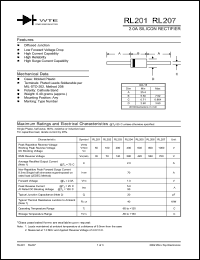RL206 Datasheet