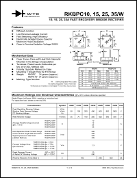 RKBPC15-10/W Datasheet