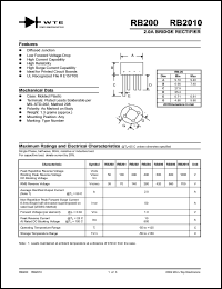 RB208 Datasheet