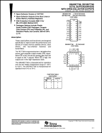 SNJ54BCT760FK Datasheet