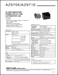 AZ971E-1B-9D Datasheet