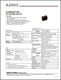 AZ955-1C-24DSE Datasheet