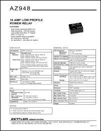 AZ948-1A-48D Datasheet