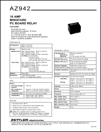 AZ942-1CT-12D Datasheet