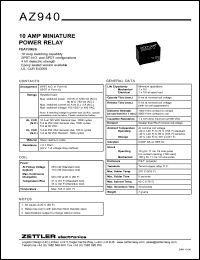AZ940-1C-24DS Datasheet